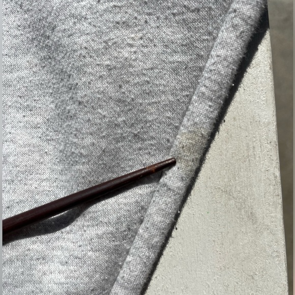 Men's San Francisco Hoodie Gray Spell-Out XL West Coast CA Pocket Bay Wharf City - Picture 8 of 14